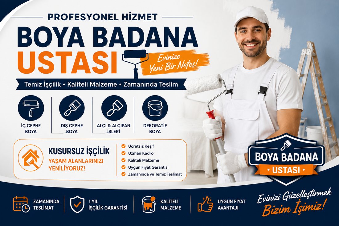 Manavkuyu boya badana ustası – profesyonel boyacı